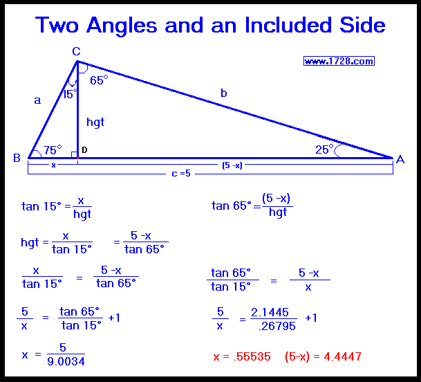 right triangle geometry calculator
